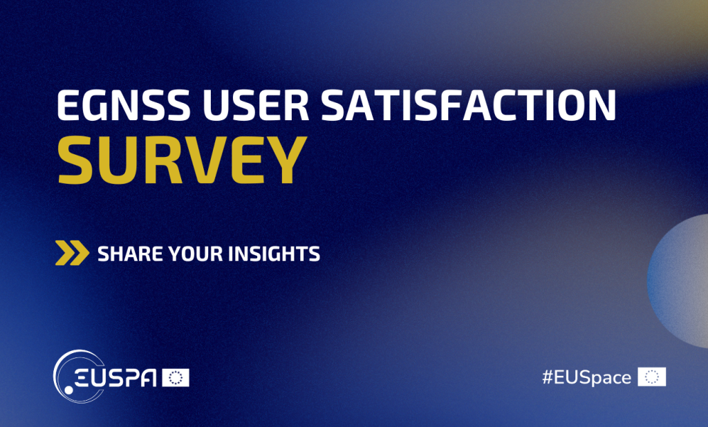 Image announcing EGNSS user satisfaction survey