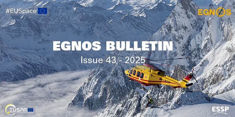 EGNOS Bulletin cover helicopter mountains