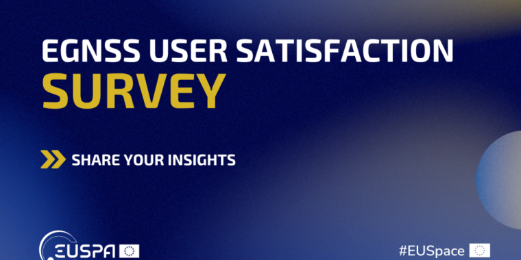 Image announcing EGNSS user satisfaction survey