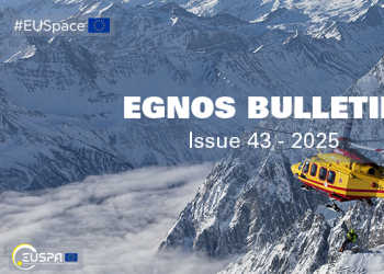 EGNOS Bulletin cover helicopter mountains